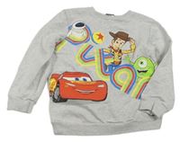 Sivá melírovaná mikina s Toy Story George
