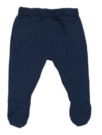 Tmavomodré pletené polodupky zn. Matalan