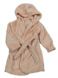 Nové - Ružový chlpatý župan s kapucňou George