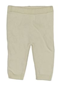 Smotanové pletené tepláky F&F