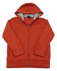 Červená prepínaci mikina s kapucňou Tu