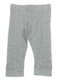 Biele ľahké tepláky s trojúhelníky F&F