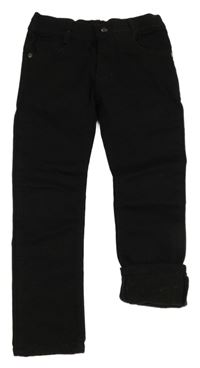 Černé teplé skinny rifle