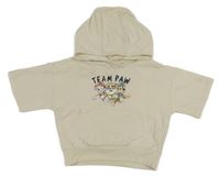 Béžová oversize mikina s Paw Patrol a kapucňou Nickelodeon