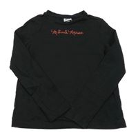 Čierne tričko s nápisem - Minnie George