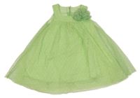 Zelené tylové šaty s motýly Kiki&Koko