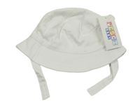 Nové - Biely plátenný klobúk