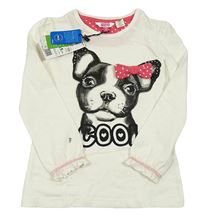 Nové - Smetanové triko se psem