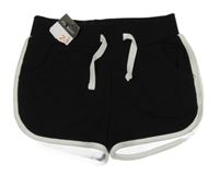 Nové - Čierne teplákové kraťasy Primark