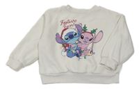 Svetlobéžová mikina so Stitchem a Angel H&M