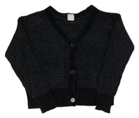 Čierny žinylkový prepínaci crop sveter Y.F.K.