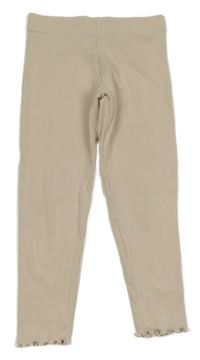 Smetanové žebrované legíny M&S