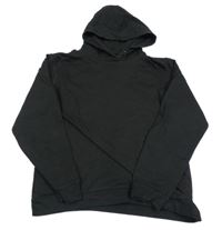 Čierna mikina s kapucňou