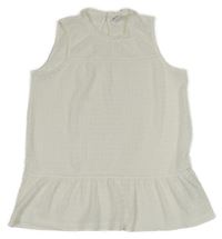 Bílý vzorovaný lehký top Y.F.K.