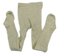 Smotanové melírované pančuchy H&M