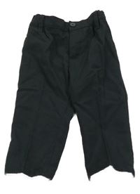 Čierne chino spoločenské nohavice