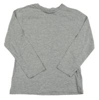 Sivé melírované tričko