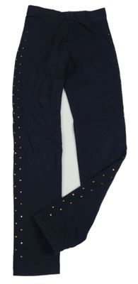 Tmavomodré legíny s kamienkami Pep&Co