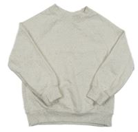 Smotanová melírovaná mikina H&M