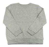 Světlešedá melírovaná mikina Primark