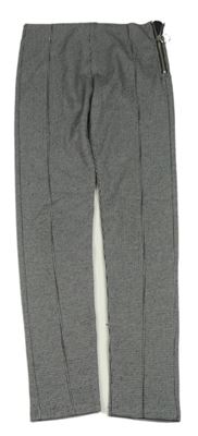Čierno-biele vzorované tregíny H&M