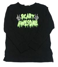 Černé mikinotriko s nápisom H&M