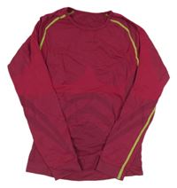 Fuchsiové funkční triko Shamp