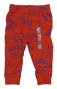 Nové - Červeno-modré tepláky s diny M&S