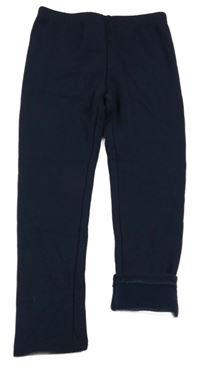 Tmavomodré zateplené legíny TCM