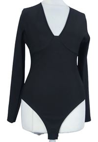 Dámske čierne rebrované body Primark