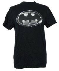 Pánske čierne tričko so znakem Batmana Primark