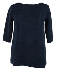 Dámské tmavomodré strukturované triko Topshop 