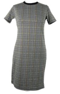 Dámské črveno-béžové vzorované šaty Janina