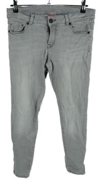 Dámske sivé skinny rifle Livre