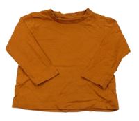 Hnědo-cihlové triko 