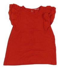 Červené tričko s madeirou F&F