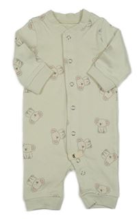 Béžový pyžamový overal s koalou 