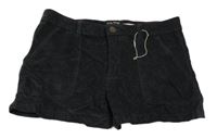 Tmavosivé menšestrové kraťasy ZARA