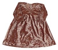 Staroružové zamatové šaty