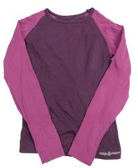 Fialovo-ružové funkčné tričko SHAMP