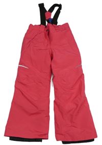 Nové - Růžové šusťákové funkční laclové oteplovačky Lupilu