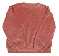 Ružová plyšová mikina Lily & Dan