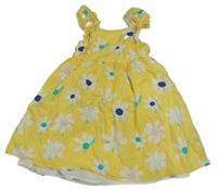 Žlté kvetované šaty M&S