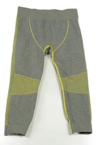 Sivo-žlté funkčné spodné legíny Lupilu