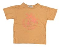 Oranžové tričko s palmami H&M