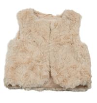 Svetloružová kožušinová vesta H&M