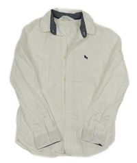 Bílá košile s výšivkou H&M