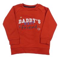 Červená mikina s nápisom Primark