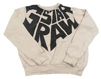 Světlepudrová mikina s logom G-Star Raw