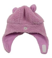 Růžová huňatá beranice se sobem Ergee